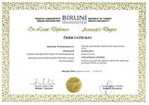 Podolog mer Fatih Bay Sertifika - Refleksoloji Eitimi